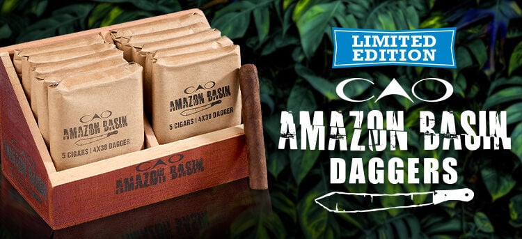 Wholesale CAO Amazon Basin Daggers Cigars | Meier and Dutch