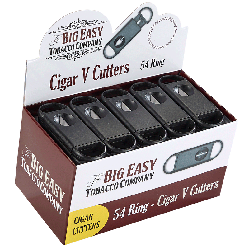 Big Easy 54-Ring V-Cutter Black Display [50 Cutters]