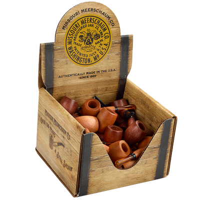 MO Meerschaum Ozark Mini Hardwood Pipe Display