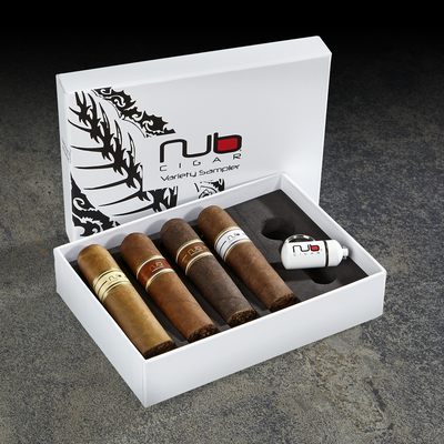 Nub 4-Cigar Variety Sampler + Punch Cutter