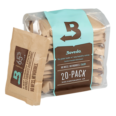 Boveda 60g Humidification Packets - 65% Brick of 20