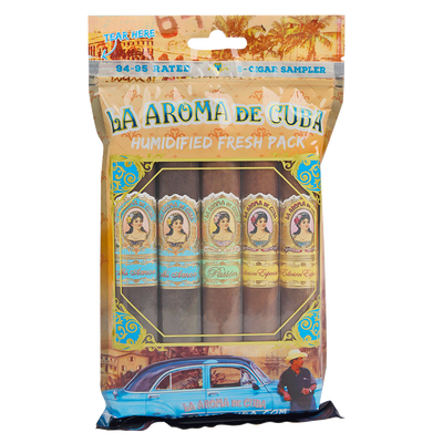 La Aroma de Cuba 94-95 Rated Fresh Pack Sampler (Orange)