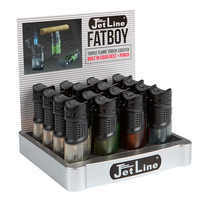 JetLine Fatboy Triple Torch Lighter Display