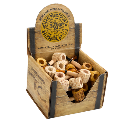 MO Meerschaum Miniature Pipe Mixture Display